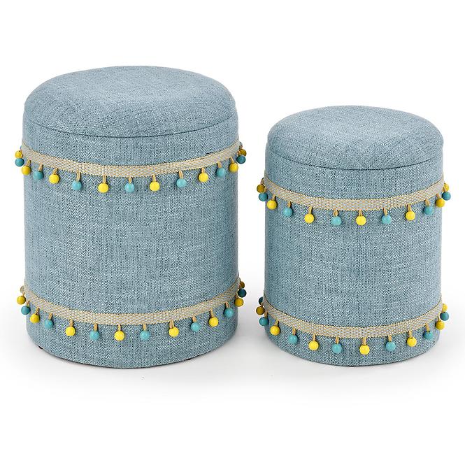 Hocker 2 St. Grado blau