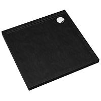 Duschwanne Kw Caspar New Black Stone 80x80x4,5 3.2330/C/St