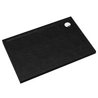 Duschwanne Kw Caspar New Black Stone 90x120x4,5 3.2347/C/St