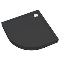 Duschwanne halbrund Black Mat 90x90x12 R55 Espera Plus AQM4634CMG