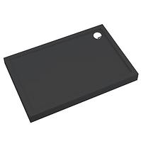 Duschwanne rechteckig Black Mat 80x100x12 Espera Plus AQM4636CMG