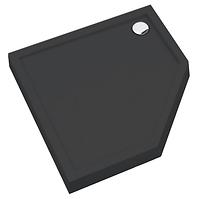 Duschwanne fünfeckig Black Mat 80x80x12 Espera Plus AQM4697CMG