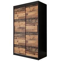 Schrank Old Wood T 120 Schwarz/Old Style