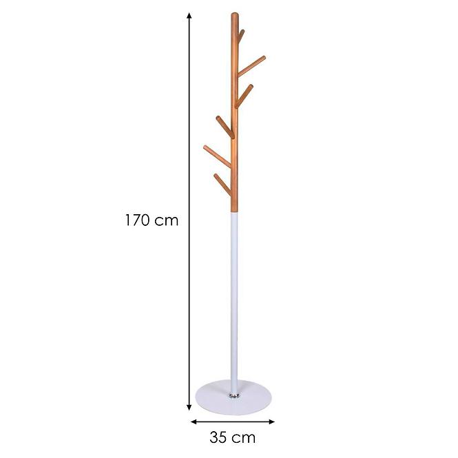 Aufhänger W53 Weiß/Buche