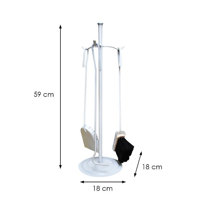 Ständer für Kaminbesteck Z-19A Weiß