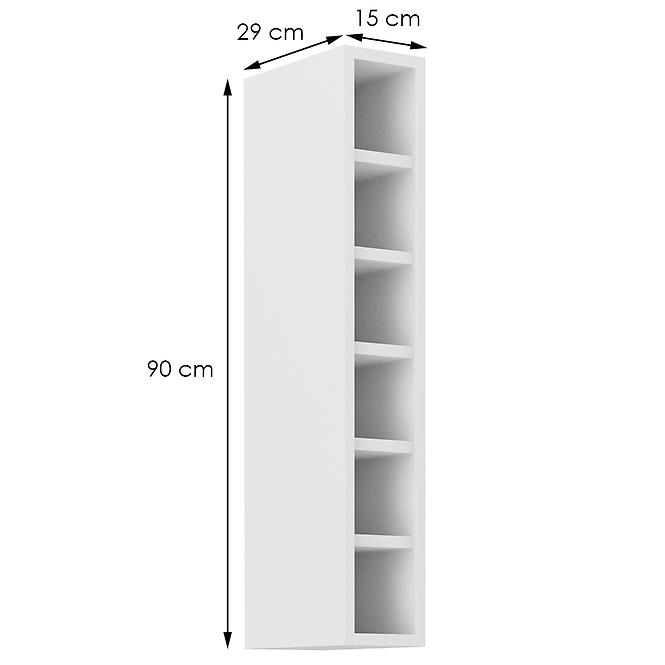 Küchenzeile 15G-90 OTW weiß