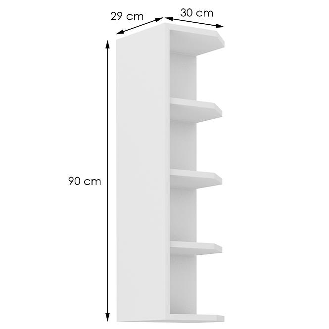 Küchenzeile 30G-90 ZAK weiß