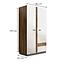 Schrank Gardena latte/dunkle walnuss,2