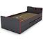 Bett Matrix 90 graphit/rote,10