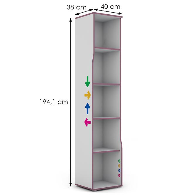 Regal Matrix RG 40 weiß/violett