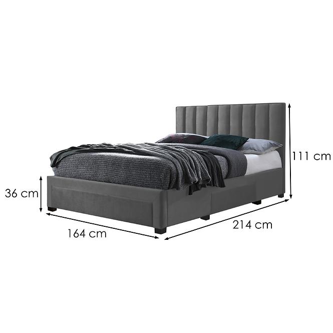 Bett Grace 160 Aschgrau