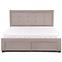 Bett Evora 160 beige/Nuss