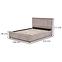 Bett Evora 160 beige/Nuss,6