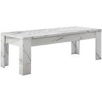 Couchtisch Carrara marmor weiß