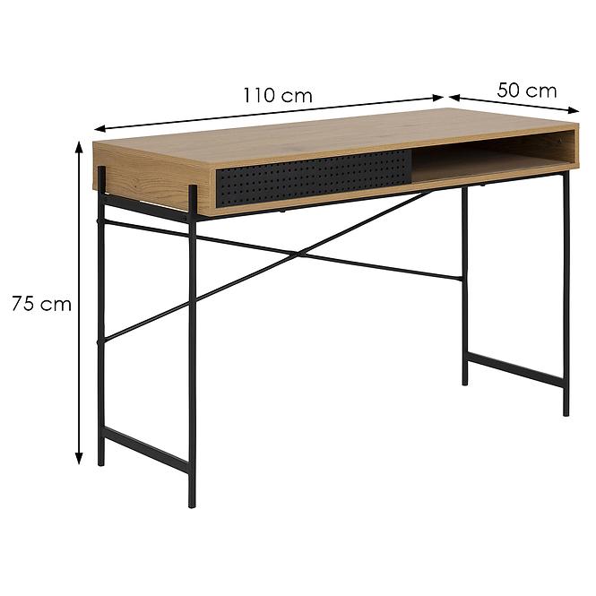 Schreibtisch PLANK eiche wilde