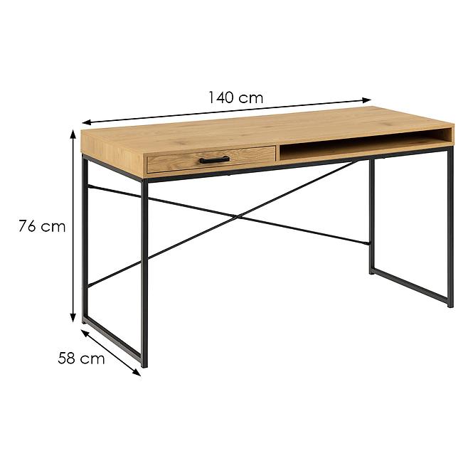 Schreibtisch PRINT 140 eiche wilde