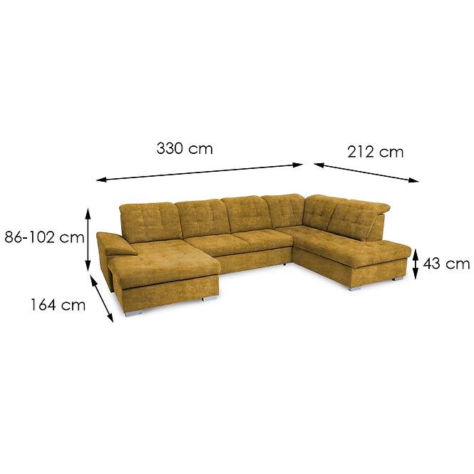 Ecksofa Noxin L Alfa 120