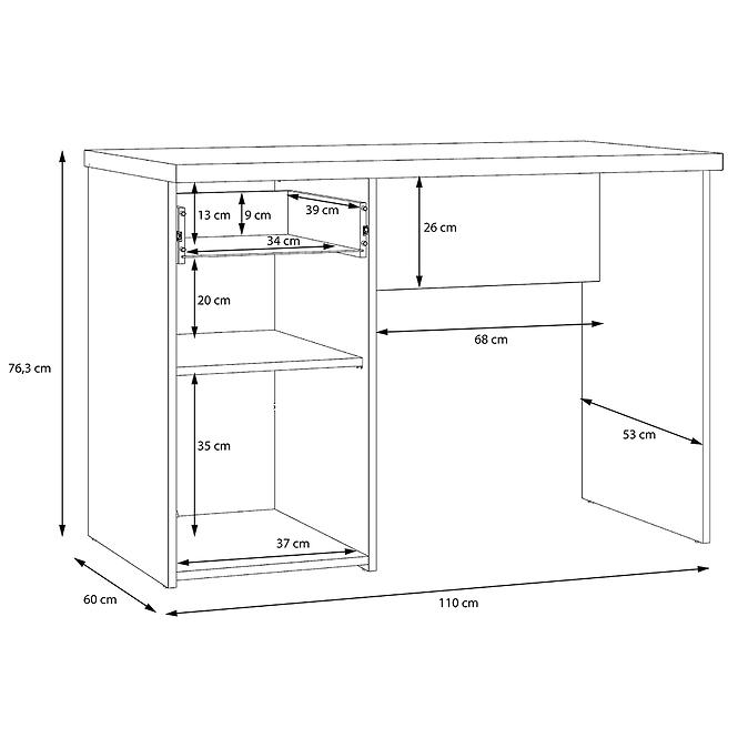 Schreibtisch Oldheaven old wood/beton