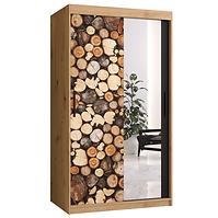 Schrank COUNTRY 2 100 eiche ARTISAN/spiegel