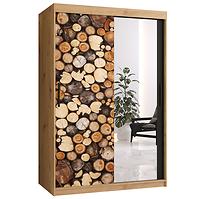 Schrank COUNTRY 2 120 eiche ARTISAN/spiegel