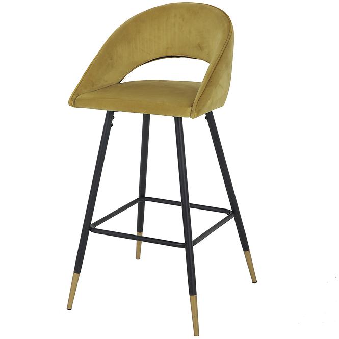 Barhocker America golden/black 80176d