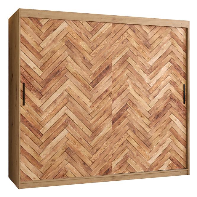 Schrank HERRINGBONE 1 200 Eiche artisan/Fischgrät