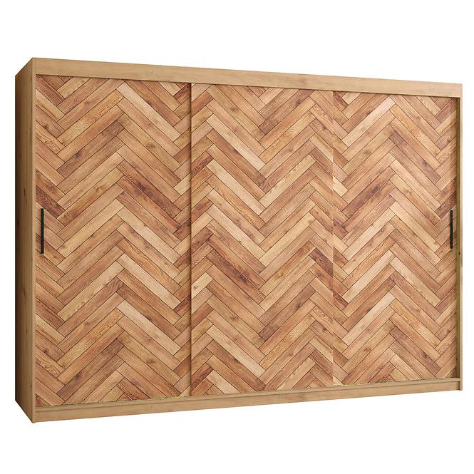 Schrank HERRINGBONE 1 250 Eiche artisan/Fischgrät