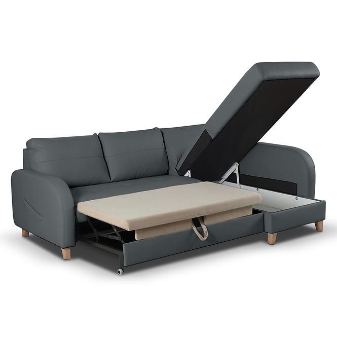 Ecksofa Palermo 2F–OTM/BK Primo 89 P