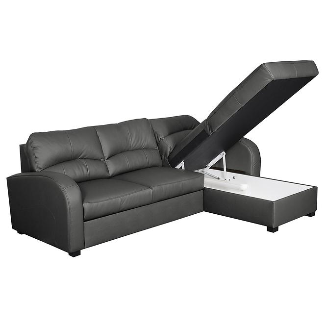 Ecksofa Tilo 2F–REC/BK Matt Velvet 97 P