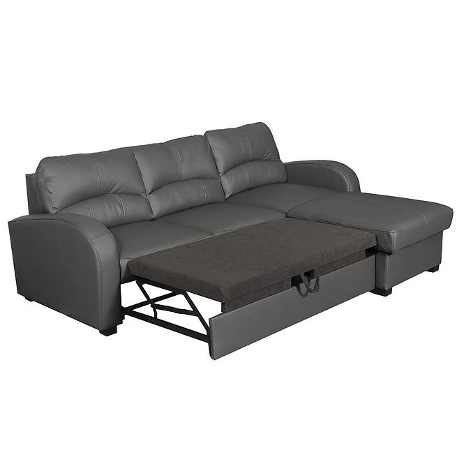 Ecksofa Tilo 2F–REC/BK Matt Velvet 97 P