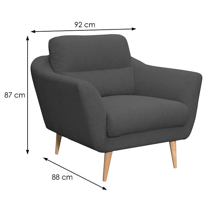 Sessel Tromso 1 Magic Velvet 2241