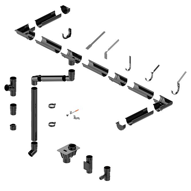 Ablaufrohr 90 mm 2 m Bryza Weiß