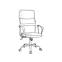 Bürostuhl Mizar 2501 white/chrome,3