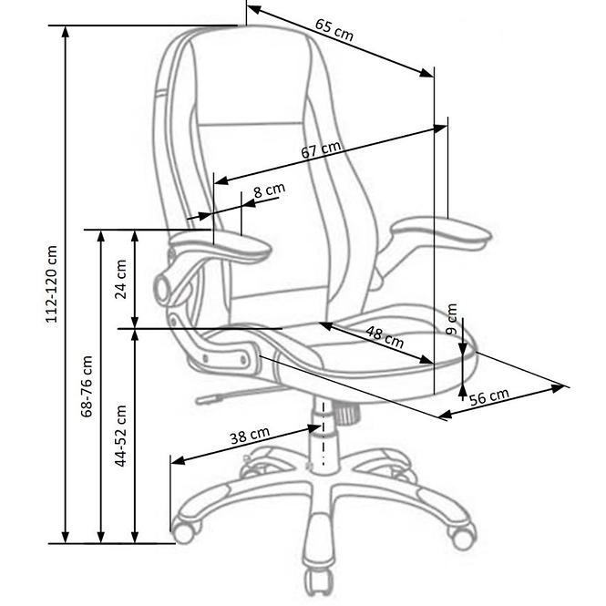 Bürostuhl Saturn weiß