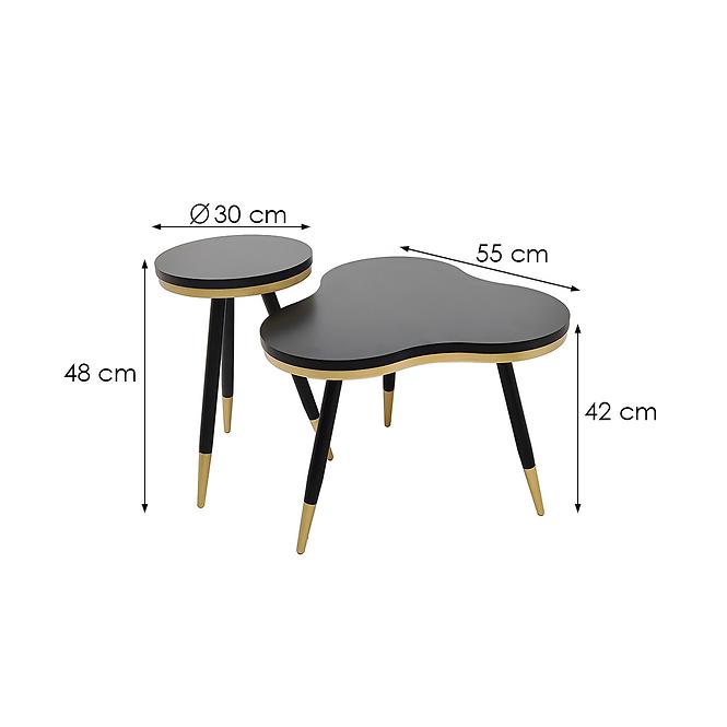 Couchtisch Duo2 55x52x42