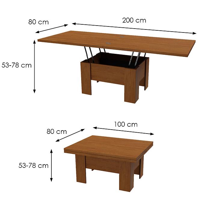 Couchtisch/Essentisch Eryk helle esche