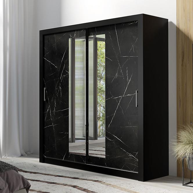 Schrank In box 2 200 black/black royal