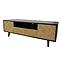 TV tisch Vermont 140x46x47 black/wood