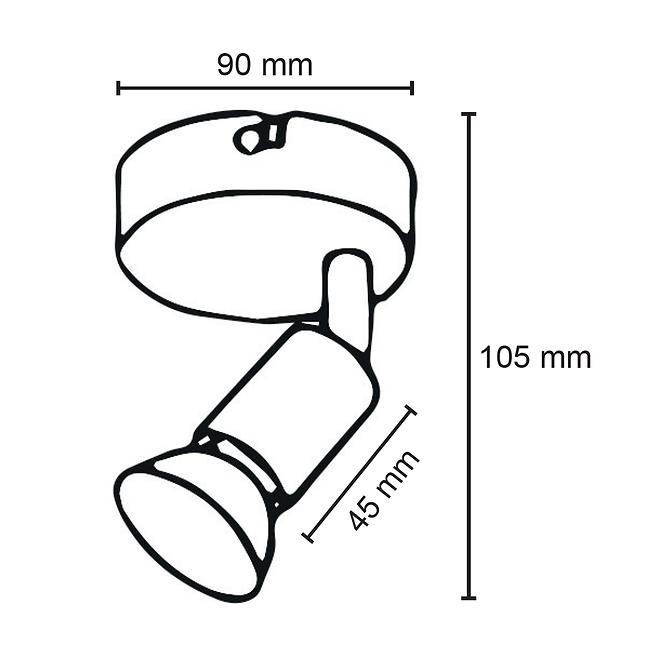 Lampe Nero ČERNÁ VO2887 LS1