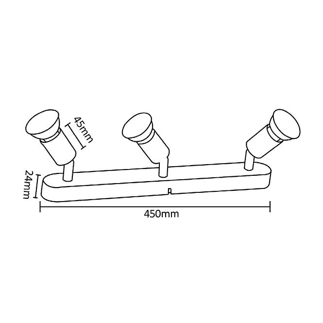 Lampe Nero Czarna VO2889 LS3