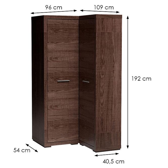 Schrank Vegas v39 santana dunkel