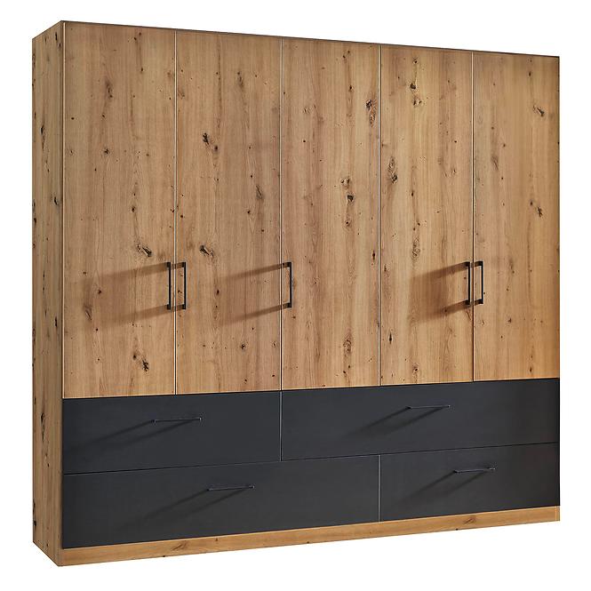 Schrank Bilbao grau/artisan