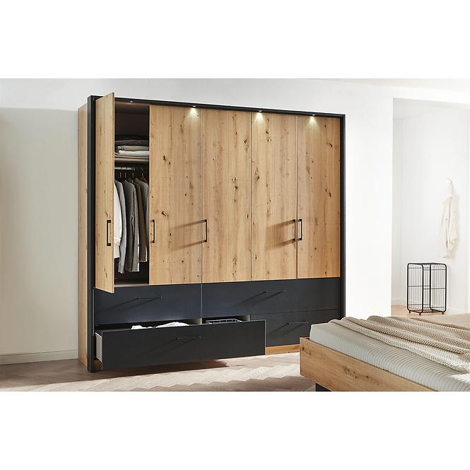 Schrank Bilbao grau/artisan