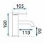 Waschbecken - Armatur Spot Chrom+B102,2