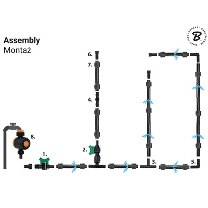 Tropfbewässerung-Set Water Flow Drip DSWWF50-SET2