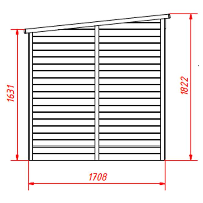 Hundezwinger Max 183X183X184CM