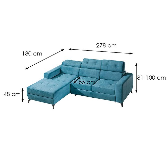 Ecksofa Portland L Cloud 75