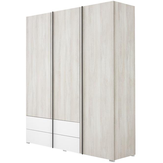 Schrank Remo RM1 Eiche wilton/weiß/Anthrazit