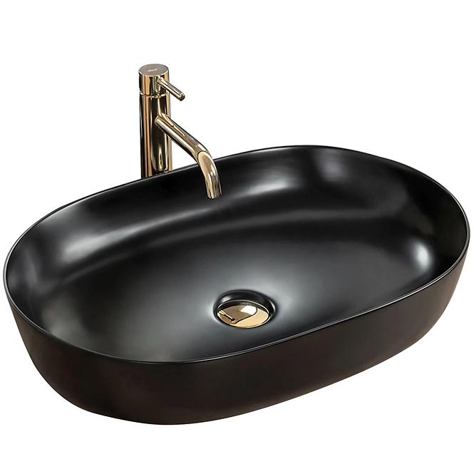 Aufsatzwaschbecken Cleo 61 Black Matt