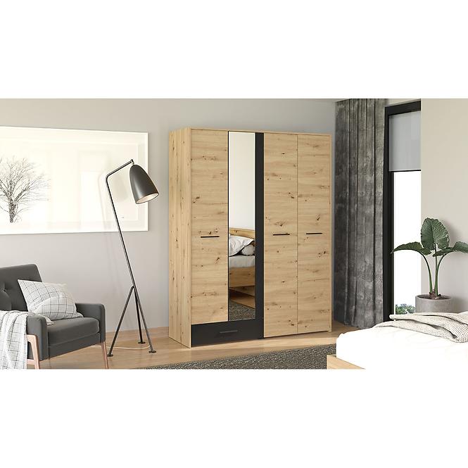 Schrank Varadero artisan/schwarz 4K1F1O 11011626